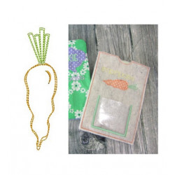 Stickdatei - Möhre Doodle